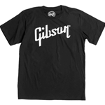 GA-BLKTXL Gibson Distressed Logo T-Shirt - Extra Large