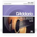 D'addario  Daddario 80/20 Bronze (.011-.052) Lite EJ13