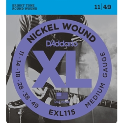 D'addario  D'Addario Nickel (.011-.049) EXL115