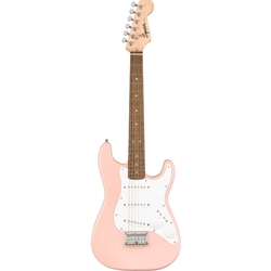 0370121556 Fender Mini Stratocaster, Laurel Fingerboard, Shell Pink