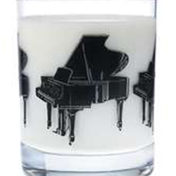 14oz Grand Piano Clear Glass Tumbler