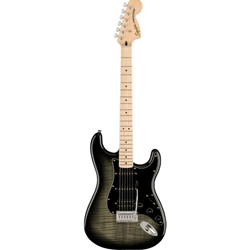 0378153539 Fender Affinity Series Stratocaster, FMT HSS, Maple Fingerboard, Black Pickguard, Black Burst